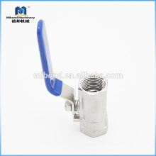 Robinet à boisseau sphérique 1/4 &#39;&#39; npt en acier inoxydable sanitaire